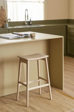 Ellos Home Barstol Baderia Hvid glaseret New