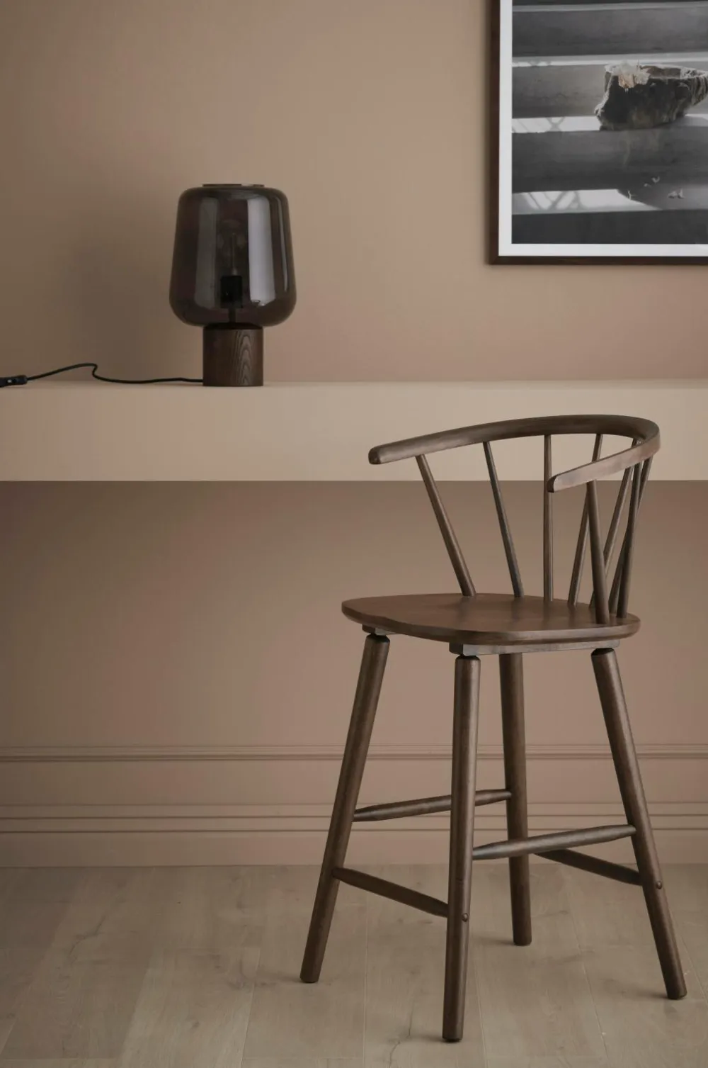 Ellos Stole & Skamler>Home Barstol Jolina 65 cm Brun