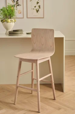 Ellos Home Barstol Svensen Sædehøjde 68 cm Vitlaserad Discount