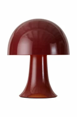 Ellos Bordlamper>Home Batteridrevet bordlampe Betty Shiny Dark Red