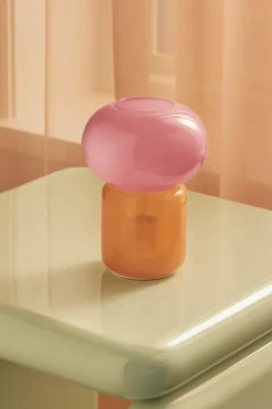 Ellos Genopladelige Lamper|Bordlamper>Home Batteridrevet bordlampe Loulou Lilla/brun