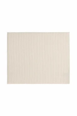 Ellos Home Betræk til hovedgærde Elly Thin Stripe i genanvendt halvlinned Bronzebrun Online