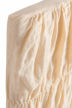 Ellos Home Betræk til hovedgærde Candice Elastic i hør Cremet hvid Clearance