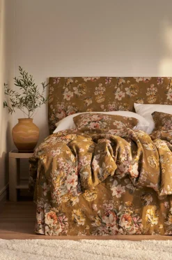 Ellos Senge & Madrasser>Home Betræk til hovedgærde Candice Rose Headboardcover Olivengrøn mat sort