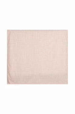 Ellos Møbeltekstiler>Home Betræk til hovedgærde Sonneli Check i bomuld Mørk abrikos orange