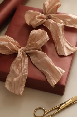 Ellos Gavepapir & Tilbehør>Home Bånd Crushente Bow 2-pak Aprikos