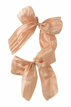 Ellos Gavepapir & Tilbehør>Home Bånd Crushente Bow 2-pak Aprikos