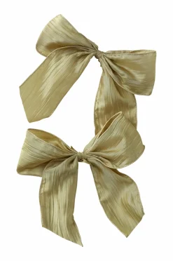 Ellos Home Bånd Crushente Bow 2-pak Olivengrøn Outlet