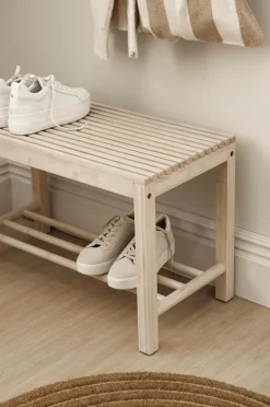 Ellos Home Bænk / skohylde Stripe Mat sand mat sand New