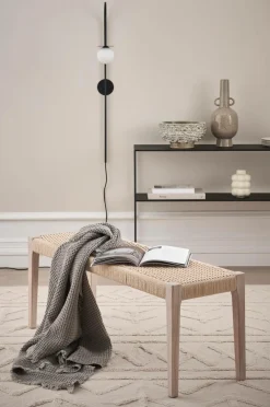 Ellos Sofaer & Lænestole>Home Bænk Dagny 117x37 cm Hvidbejdset