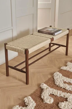 Ellos Sofaer & Lænestole|Entrémøbler>Home Bænk Ellan 110x35 cm Valnøddebrun