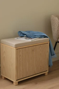 Ellos Home Bænk Roma med opbevaring af sko Natur Best