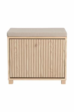 Ellos Home Bænk Roma med opbevaring af sko Natur Best