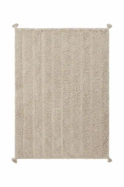 Ellos Home Bomuldsgulvtæppe Pinto Naturlig hvid