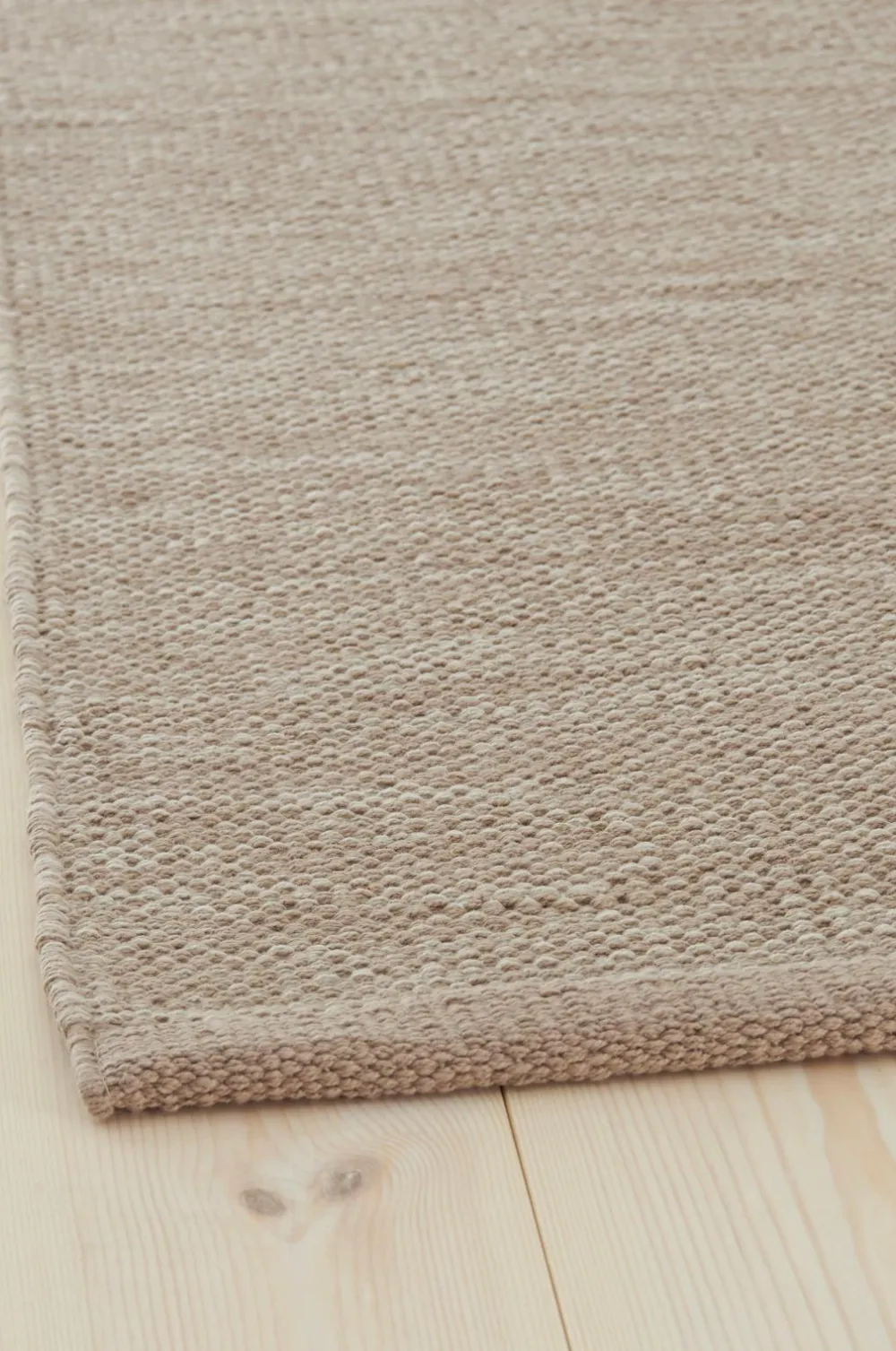 Ellos Home Bomuldstæppe Narvik Beigemeleret New