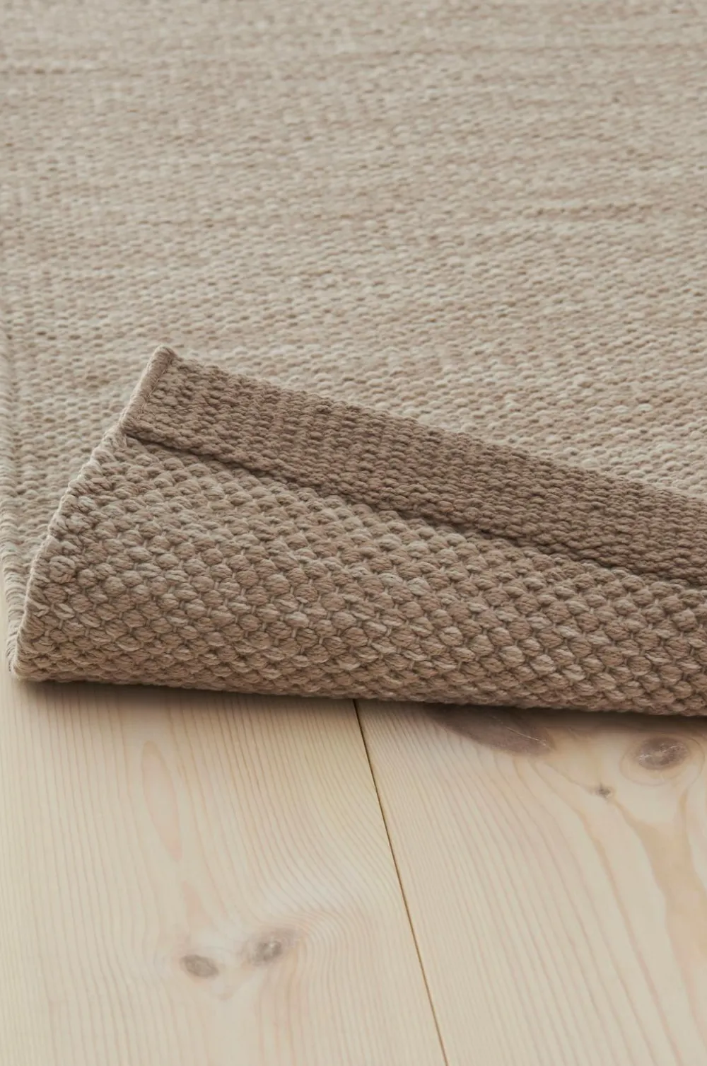 Ellos Home Bomuldstæppe Narvik Beigemeleret New