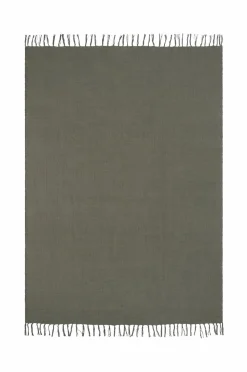 Ellos Home Bomuldstæppe Flora Grøn Clearance