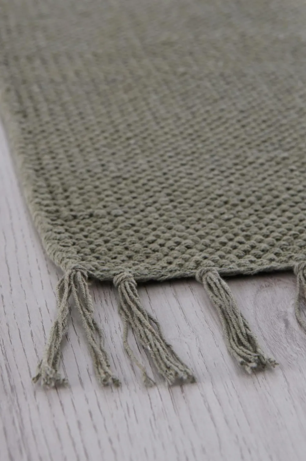 Ellos Home Bomuldstæppe Flora Grøn Clearance