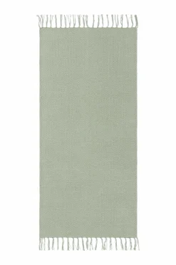 Ellos Home Bomuldstæppe Flora Lysegrøn Online