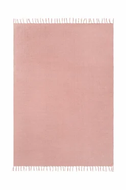 Ellos Home Bomuldstæppe Flora Rosa