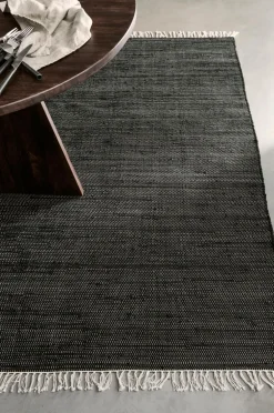 Ellos Home Bomuldstæppe Imola Sort Hot