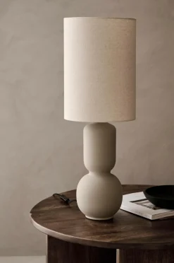 Ellos Bordlamper>Home Bordlampe Nora Beige/Hør