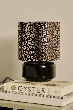 Ellos Home Bordlampe Leona Sort/guld Outlet