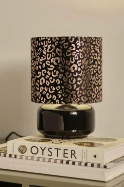 Ellos Home Bordlampe Leona Sort/guld Outlet