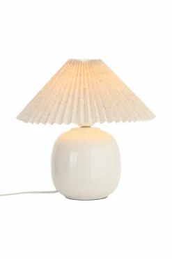 Ellos Home Bordlampe Chloé Hvid / hør Sale