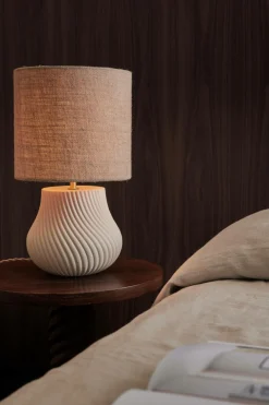 Ellos Home Bordlampe Thea Light brown/Natural Hot