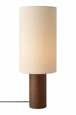 Ellos Bordlamper>Home Bordlampe Davin Mørkebrun/linned