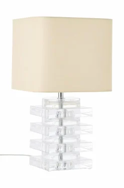 Ellos Home Bordlampe Stella Akryl+lys rosa Discount