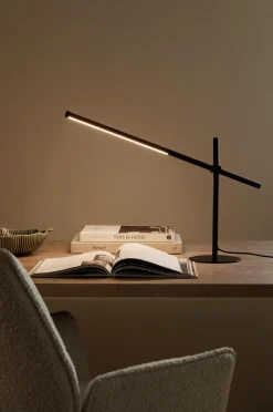 Ellos Home Bordlampe Atom LED Mat sort Discount