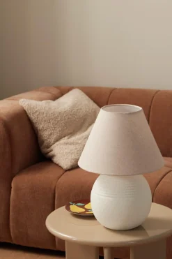 Ellos Bordlamper>Home Bordlampe Alva Sand White/ Nature Linen