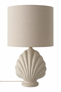 Ellos Home Bordlampe Shelley Hvid/lys hør Hot