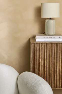 Ellos Bordlamper>Home Bordlampe Mizu Beige/Lærredsbeige