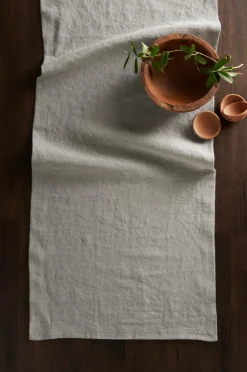 Ellos Home Bordløber Linn i 100% hør A121b 100% linen beige