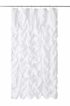 Ellos Badeværelsestekstiler>Home Bruseforhæng Elina Hvid