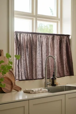 Ellos Home Café-gardin Malva Brun Online