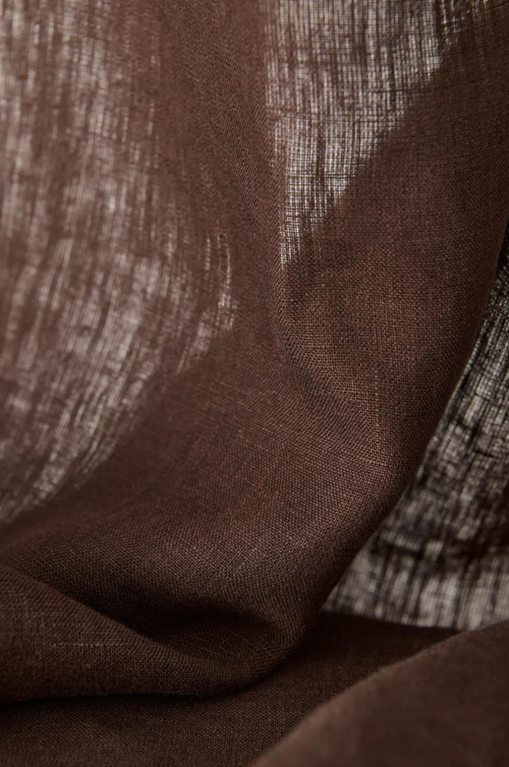 Ellos Home Café-gardin Malva Brun Online