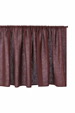 Ellos Gardinkapper>Home Café-gardin Malva Mørk vinrød