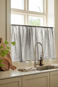 Ellos Home Café-gardin Malva Grå Best