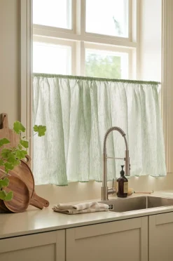 Ellos Home Café-gardin Malva Lysegrøn Hot