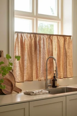 Ellos Gardinkapper>Home Café-gardin Malva Guldbrun