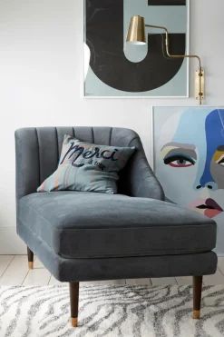 Ellos Home Chaiselong Donna Grå Sale