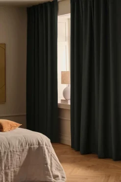 Ellos Gardiner Efter Mål>Home DEJA skræddersyet mørklægningsgardin Mørkegrå