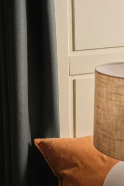 Ellos Gardiner Efter Mål>Home DEJA skræddersyet mørklægningsgardin Mørkegrå