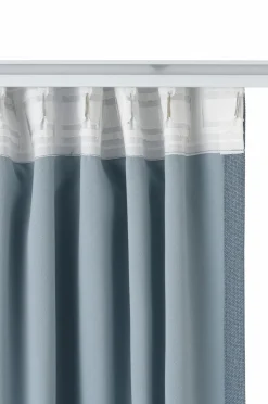 Ellos Home DEJA skræddersyet mørklægningsgardin Gråblå Sale
