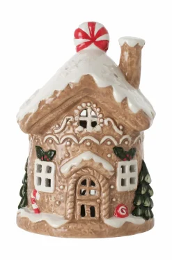 Ellos Julepynt>Home Dekorationshus Ginger med LED-belysning Brun