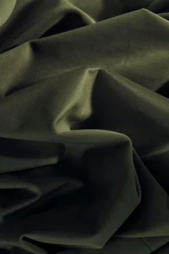 Ellos Home DEMI skræddersyet fløjlsgardin Khaki Outlet